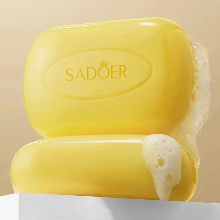 1/2Pcs Sadoer Sulfur Mite Removing Facial Soap Universal Handmade Soap
