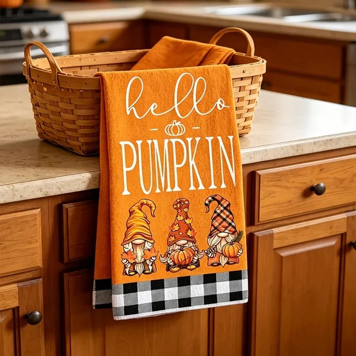 2-Pack Autumn-Themed Kitchen Towels