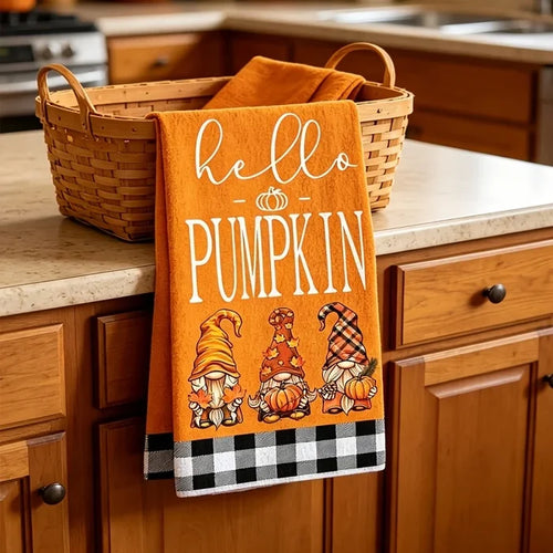 2-Pack Autumn-Themed Kitchen Towels