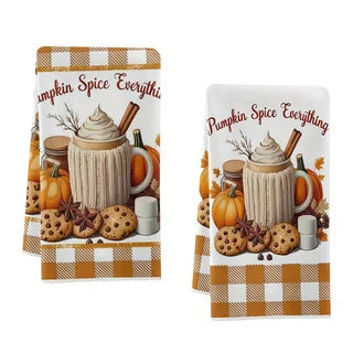 2-Pack Coffee-Themed Kitchen Towels