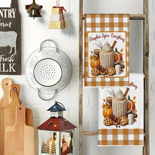 2-Pack Coffee-Themed Kitchen Towels