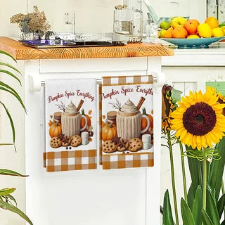 2-Pack Coffee-Themed Kitchen Towels
