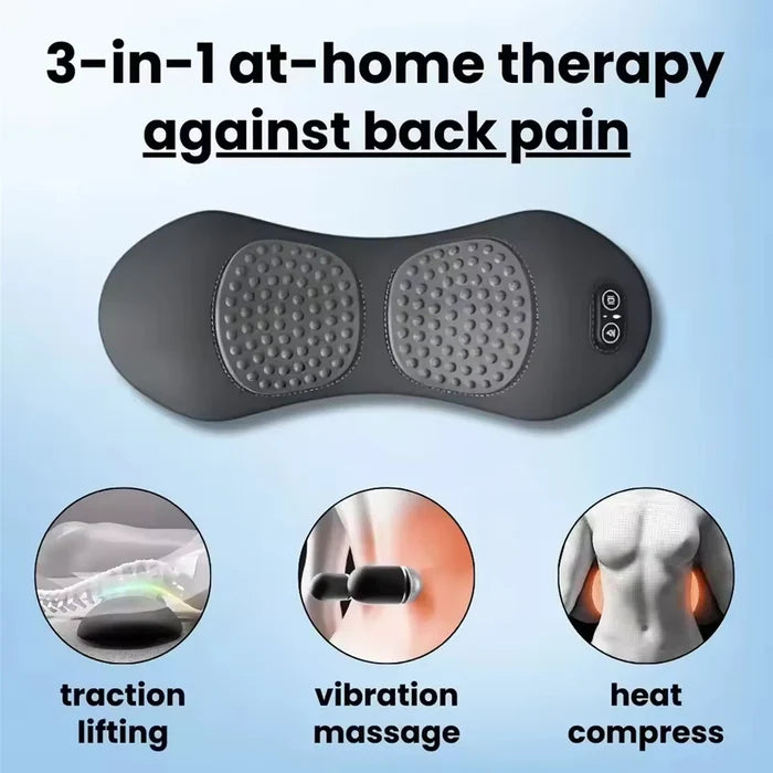 3-in-1 Back Pain Relief Device — Instant Therapy at Home