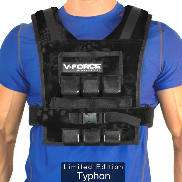 30 lb V-FORCE II short weight vest typhon camo option