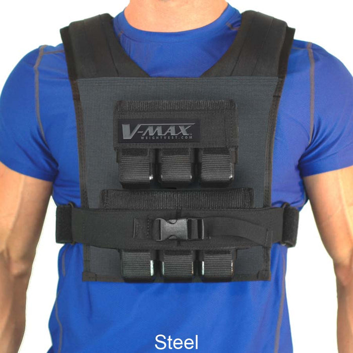 ⚡ 30 LB V-MAX™ Adjustable Weight Vest for Running & Conditioning (USA Made)