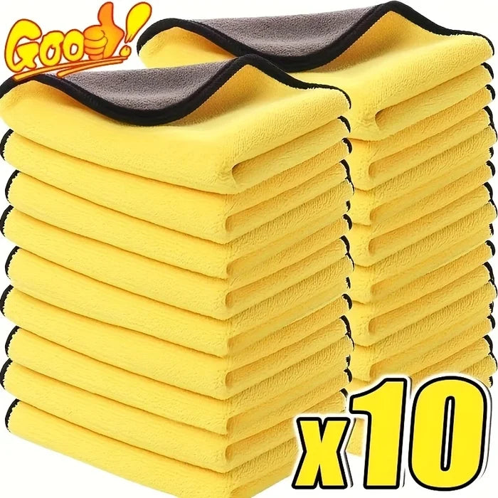 3/5/10Pcs Car Wash Microfiber Towel