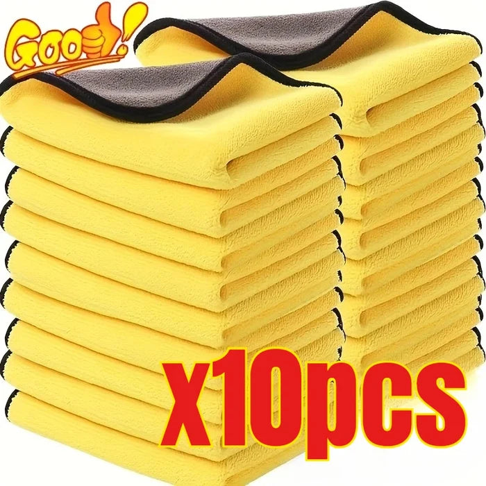 3/5/10Pcs Car Wash Microfiber Towel