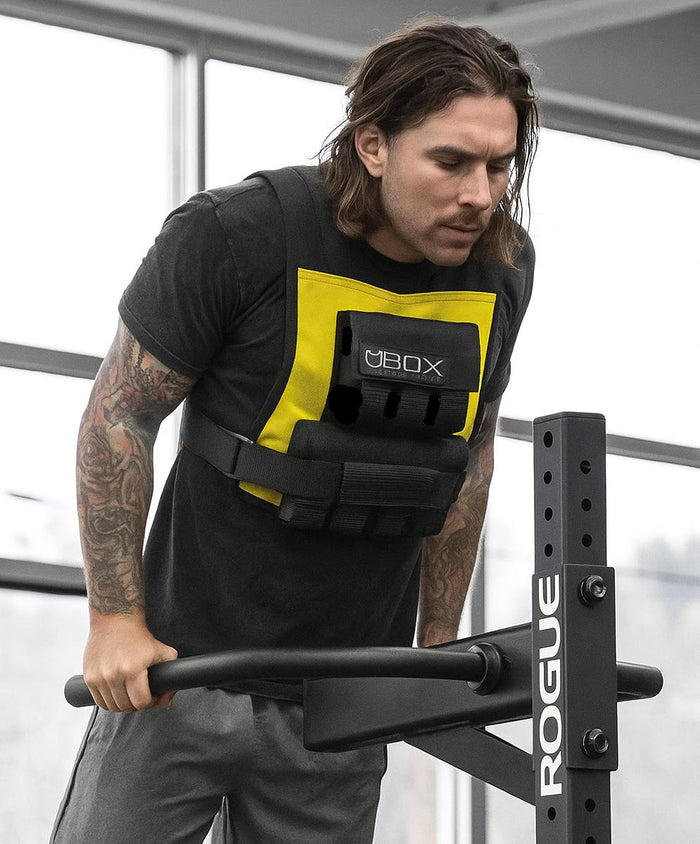 ⚡ 40 LB BOX® Adjustable Weight Vest for Functional Fitness & Endurance Training (USA Made)