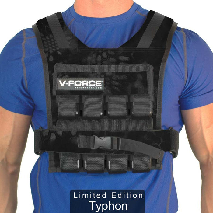 40 lb V-FORCE basketball weight vest typhon camo option