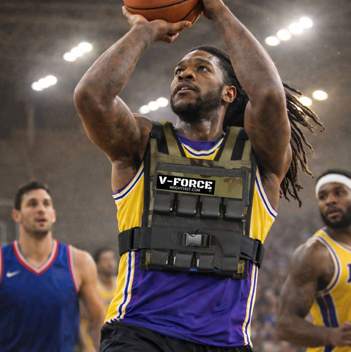 👉 40 LB V-FORCE® Basketball Training Weight Vest for Explosiveness, Speed & Conditioning (USA Made)