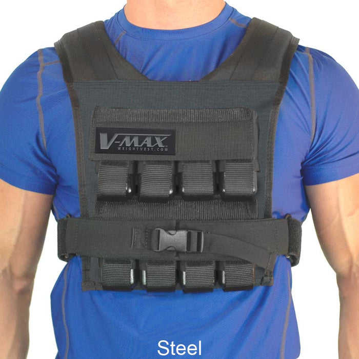 V-MAX short weight vest made in USA, 40 lb model, front view