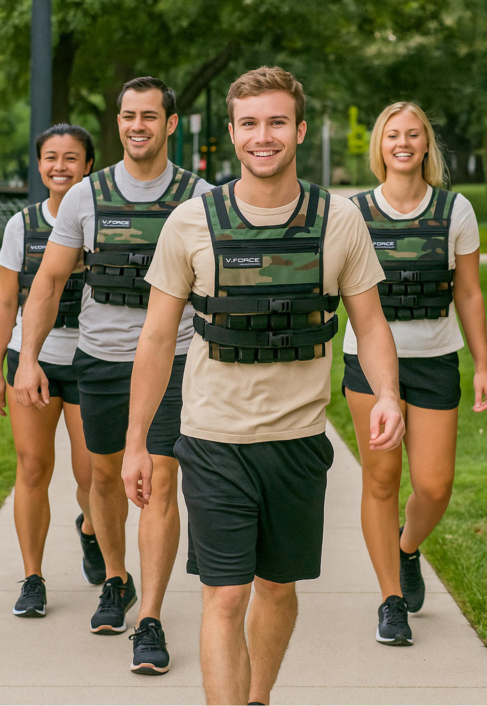 👉 45 LB V-FORCE® Adjustable Long Weight Vest for Rucking, Strength Training & Endurance (USA Made)