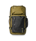 Close-up of the Roark 5 Day Mule Bag, highlighting its multiple compartments and heavy-duty zippers.