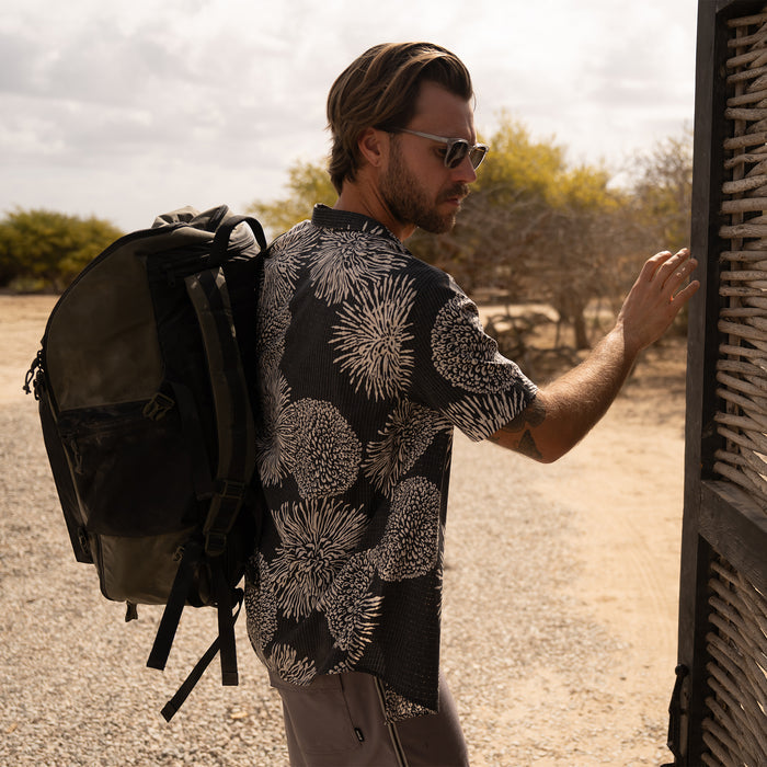 life-style-image Roark adventure-ready rugged backpack from the BAJA RH 440 series, designed for travel and outdoor activities.
