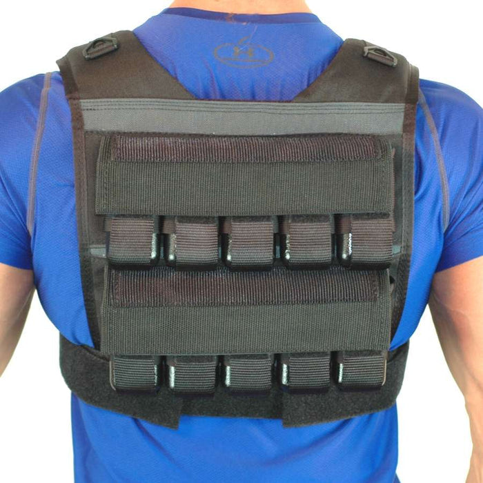 ⚡ 50 LB BOX® Adjustable Weight Vest for Firefighter Training & Heavy Conditioning (USA Made)