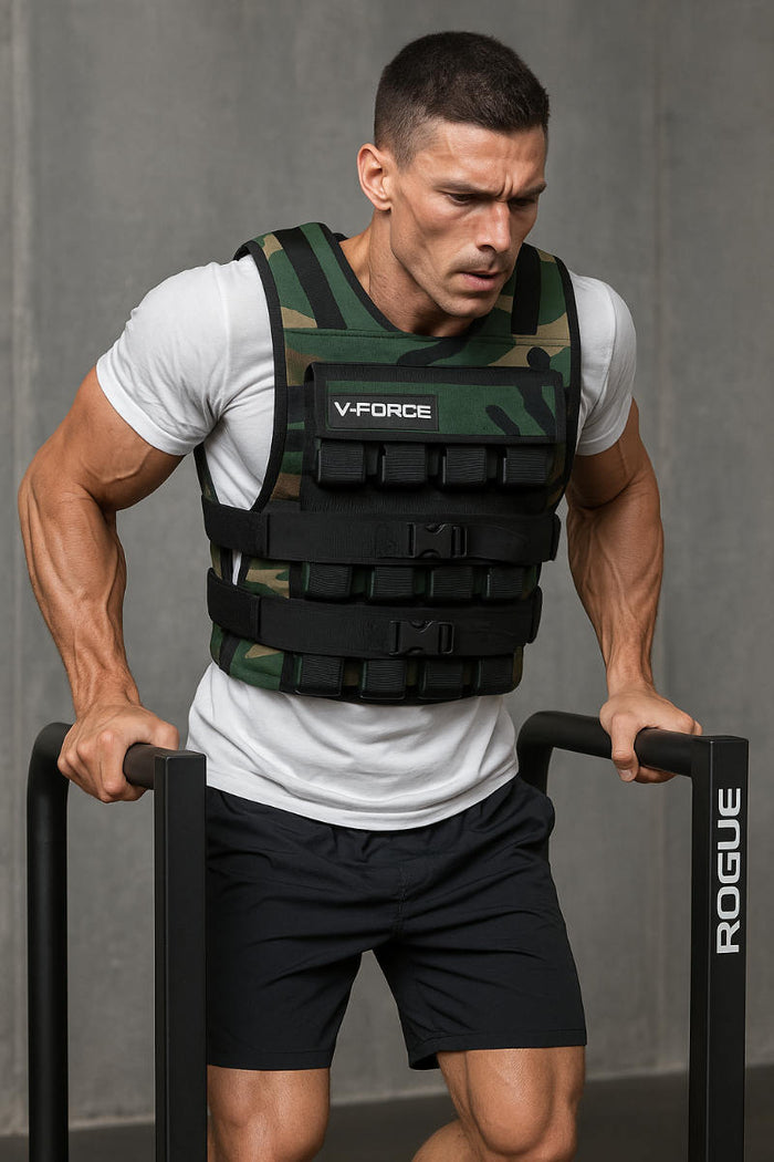 👉 50 LB V-FORCE® II Adjustable Short Weight Vest for Heavy Strength Training & Rucking (USA Made)