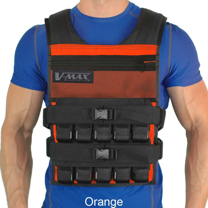 ⚡ 50 LB V-MAX™ Long Weight Vest for Firefighter Training & Endurance (USA Made)