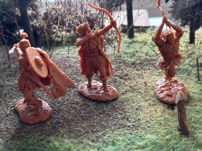 BARBARIANS / VIKINGS 3 SET SPECIAL 27 FIGURES BROWN