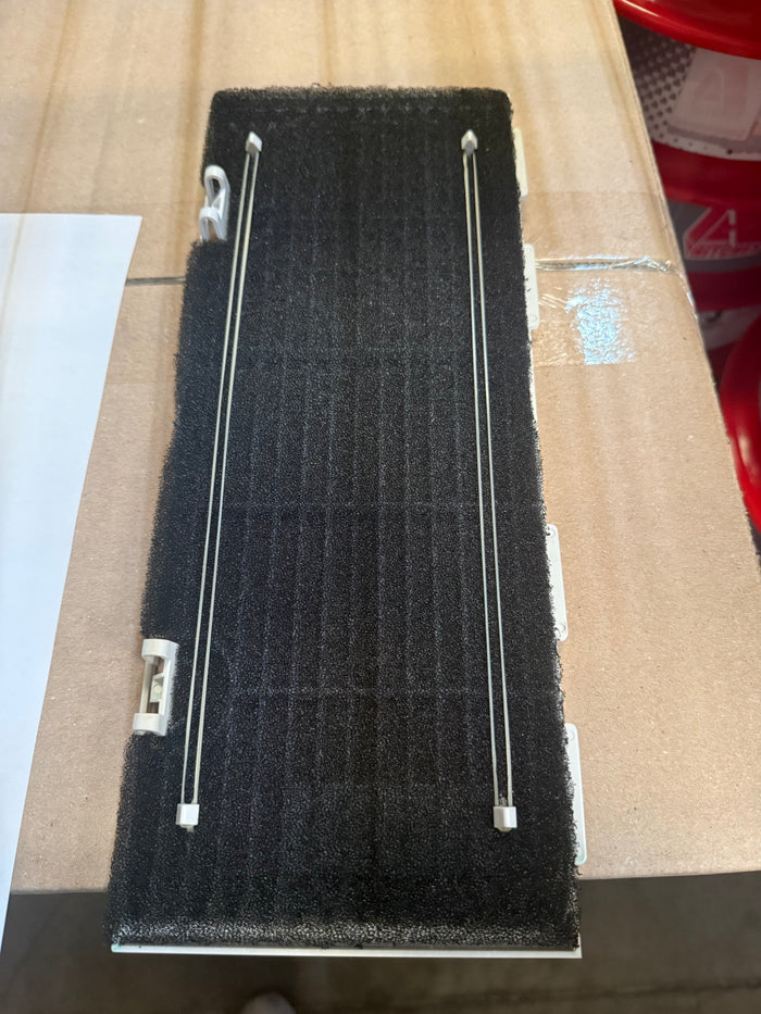 Black Foam RV Air Conditioner Replacement Filter for Advent ACRG Ceiling Assembly - Back View | United RV Parts