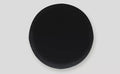 Black Vinyl RV Spare Tire Cover 32.25" - Front View | United RV Parts