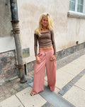 AGNES BAGGY SUIT PANT - BLUSH