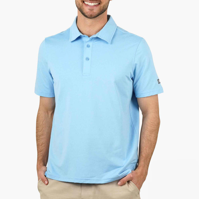 Airy Blue Heather $Model is 5'9" 155lbs Size S$