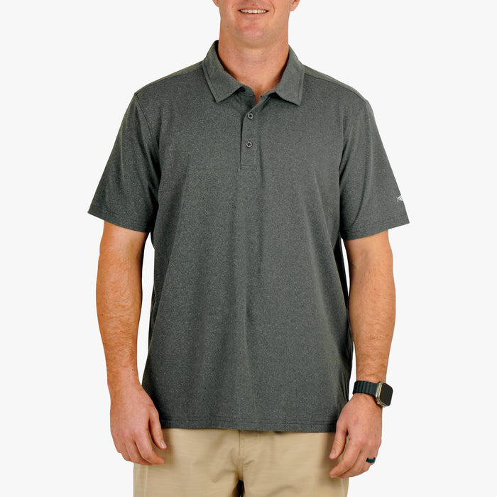 Charcoal Heather $Model is 6'1" 190lbs Size L$