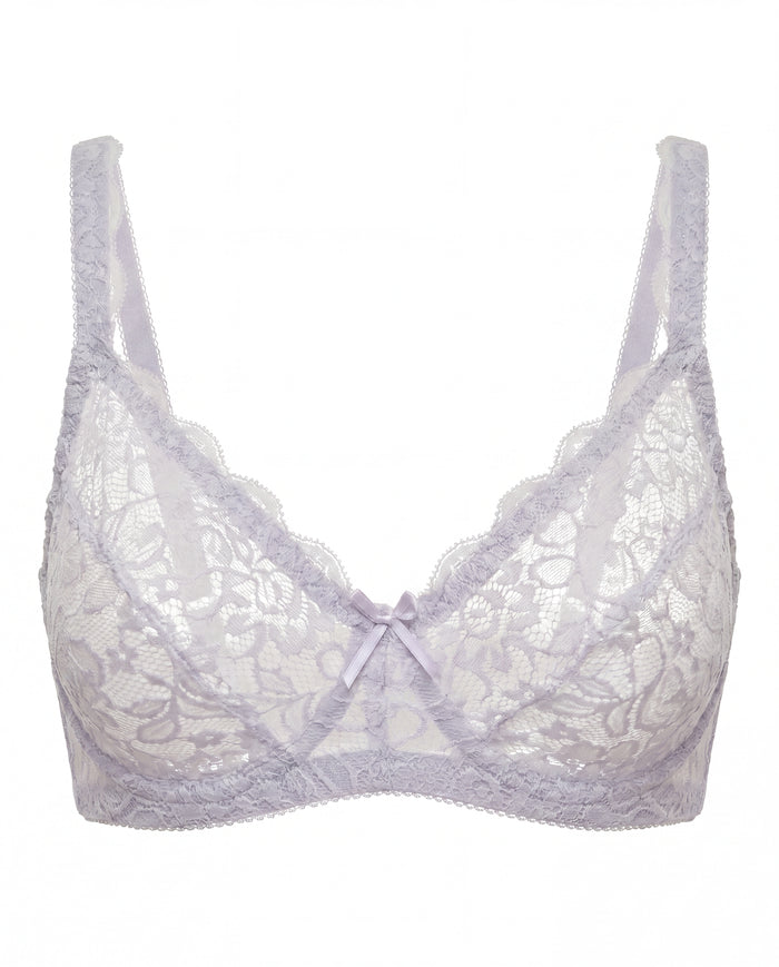 All over lace non wired bra