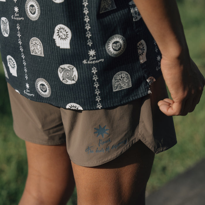 Versatile Roark Alta 5 active shorts perfect for adventure, travel, and outdoor activities, featuring a stylish and functional design suitable for any terrain.