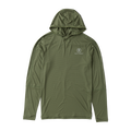 Roark logo on the hood of an adventure-ready garment, showcasing the brand's commitment to outdoor and travel-inspired apparel.
