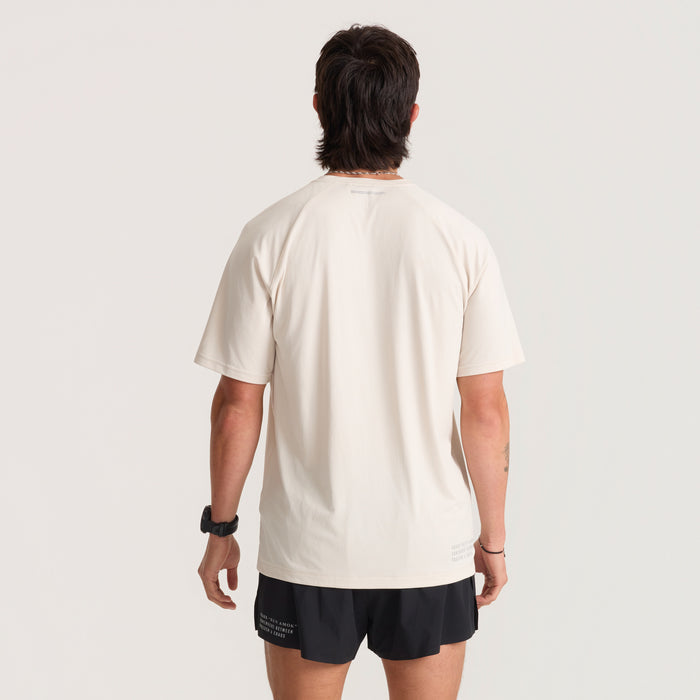 Active shirt featuring visible details of the sleeve, shoulder, neck, and elbow, designed for adventure and outdoor activities by Roark.