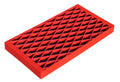 Red Plastic Andersen Clean Step 3607 Single - Diamond Tread Pattern View | United RV Parts