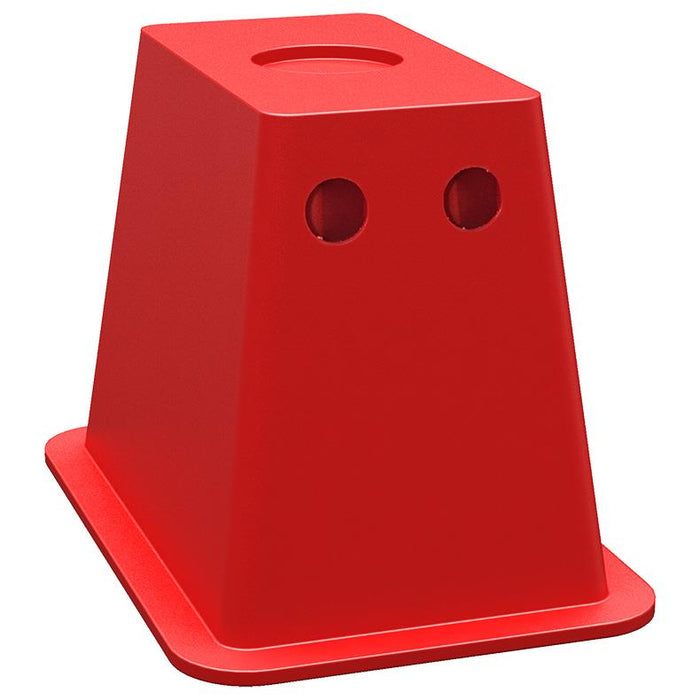 Red Andersen EZ Block 3621 with Recessed Post Hole - Side Profile | United RV Parts
