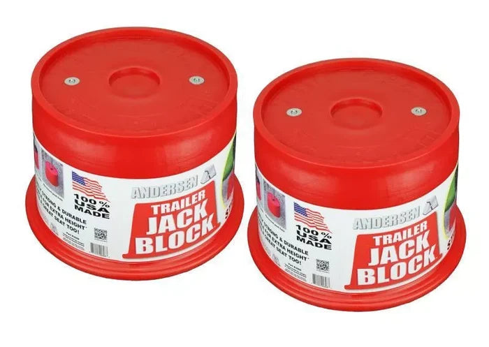 Red Andersen Trailer Jack Block 3608 2-Pack Bundle - Product View | United RV Parts