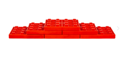 Red Andersen Stax Leveling Blocks - Profile View | United RV Parts