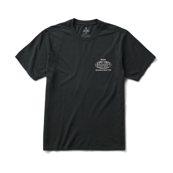 Grey Roark active shirt featuring distinctive logo on the sleeve, designed for adventure and outdoor activities.