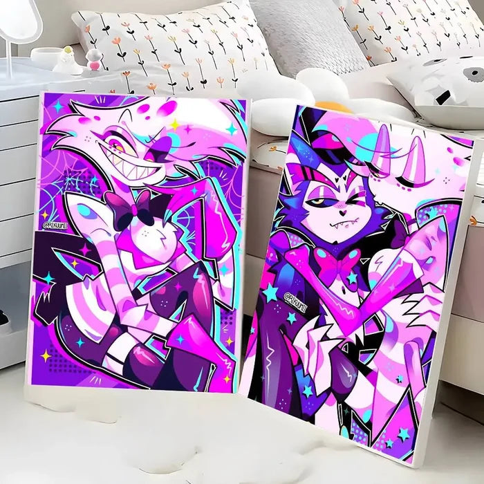 Anime Hazbin Hotel Retro Print Poster