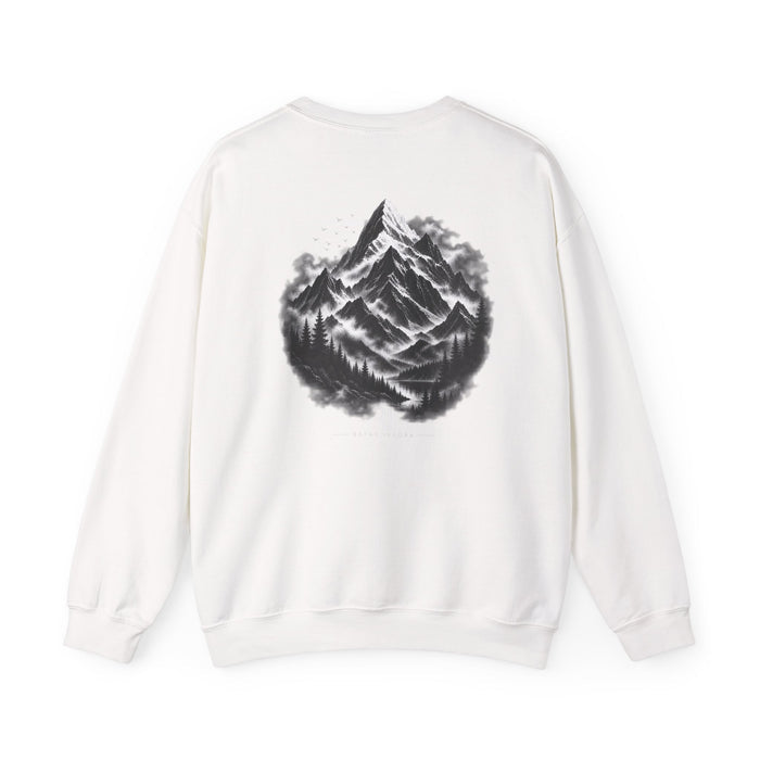 Anime Ninja Crewneck Sweatshirt – Monochrome Mountain Backprint