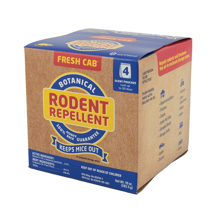Fresh Cab Botanical Rodent Repellent 4-Pack Box - Front View | United RV Parts