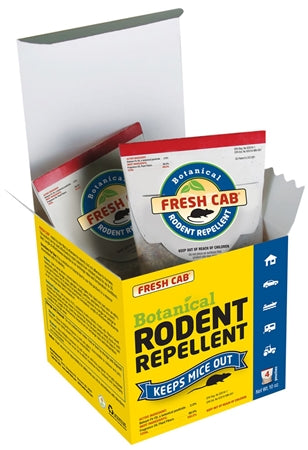 Fresh Cab Botanical Rodent Repellent Open Box with Pouches - Top View | United RV Parts
