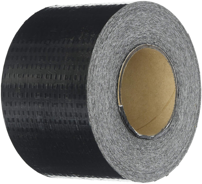 Black Woven Polyethylene Bottom Board Repair Tape Roll - Side View | United RV Parts