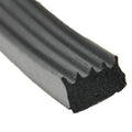 Black Foam RV Slide-Out Seal Tape 5/8x3/8 - Close-Up Cross Section | United RV Parts