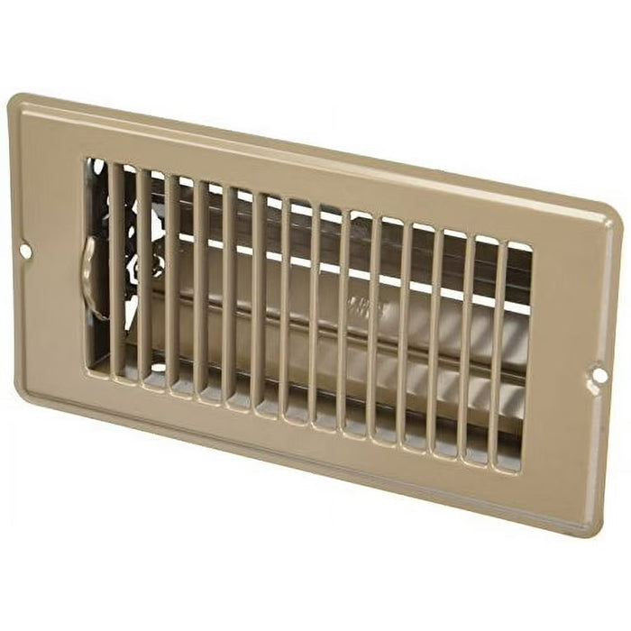 AP Products 013-626 Brown Steel RV Floor Vent Cover - Angled View | United RV Parts