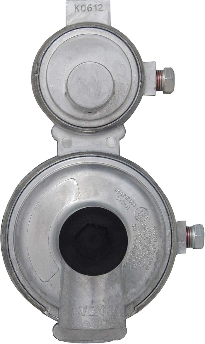 Silver AP Products LP Gas Regulator MEGR-291 - Front View | United RV Parts
