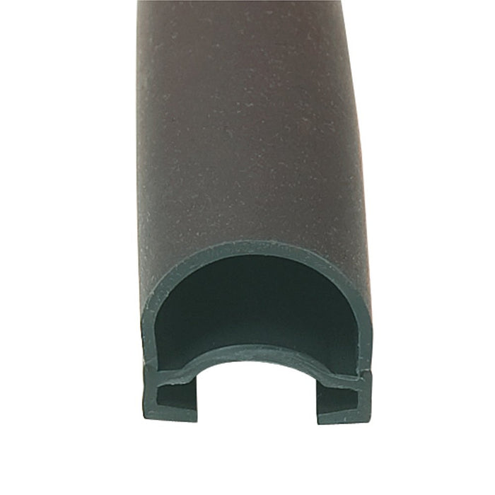 Black Rubber Modified EKD Slide-Out Seal 1x1 Inch - Cross-Section End View | United RV Parts