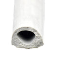 White Vinyl D-Shape RV Slide Out Seal - Cross-Section End Detail | United RV Parts