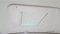 White AP Products Slim Shade RV Roof Vent - Installed Interior View | United RV Parts