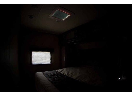 AP Products Slim Shade - Dark RV Bedroom Installation Environment | United RV Parts