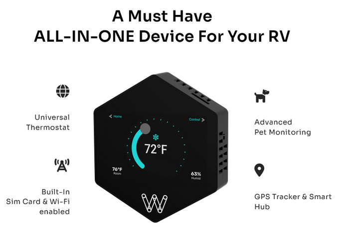 WalTech Smart RV Thermostat Features - Marketing Overview | United RV Parts