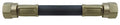 Black Rubber LP Gas Thermal Pigtail Hose 3/8 FFS x 3/8 FFS 48-Inch - Full Length View | United RV Parts